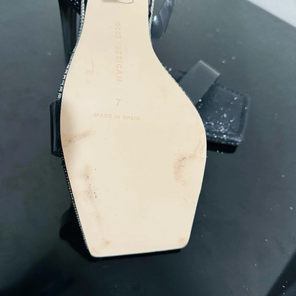 Black Glitter Women's Shoes - Picture 5 of 5